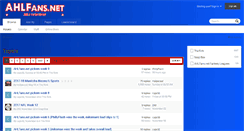 Desktop Screenshot of ahlfans.net